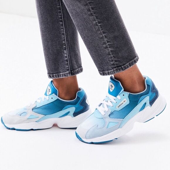 adidas Shoes - Adidas Women's Blue Falcon Chunky 90s Inspired Suede Sneakers Size 8